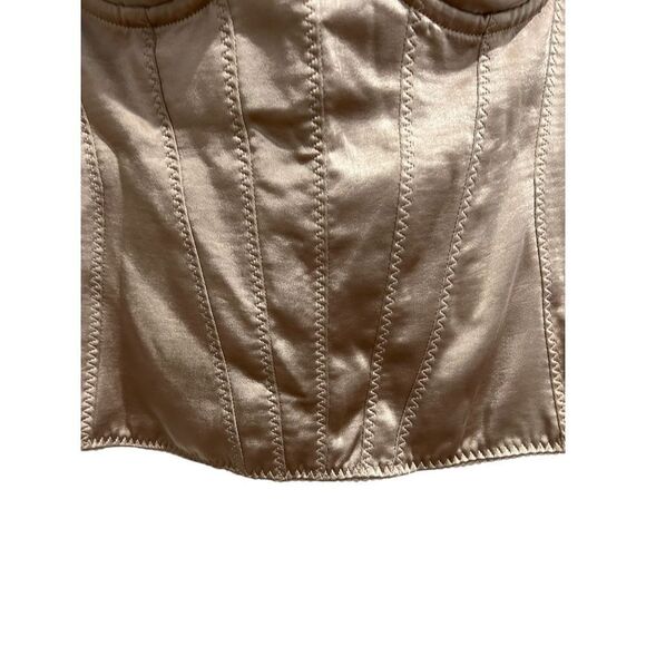 House OF CB Sweetheart Neck Bustier Top Women's Chantal Sand Size Large - Picture 5 of 13